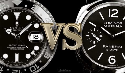 panerai luminor marina vs rolex submariner|Rolex vs Panerai value.